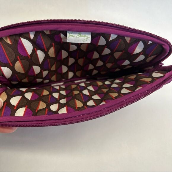 Vera Bradley Quilted Pink Purple Tablet E Reader Sleeve 8.5” X 6.5” - Picture 4 of 7